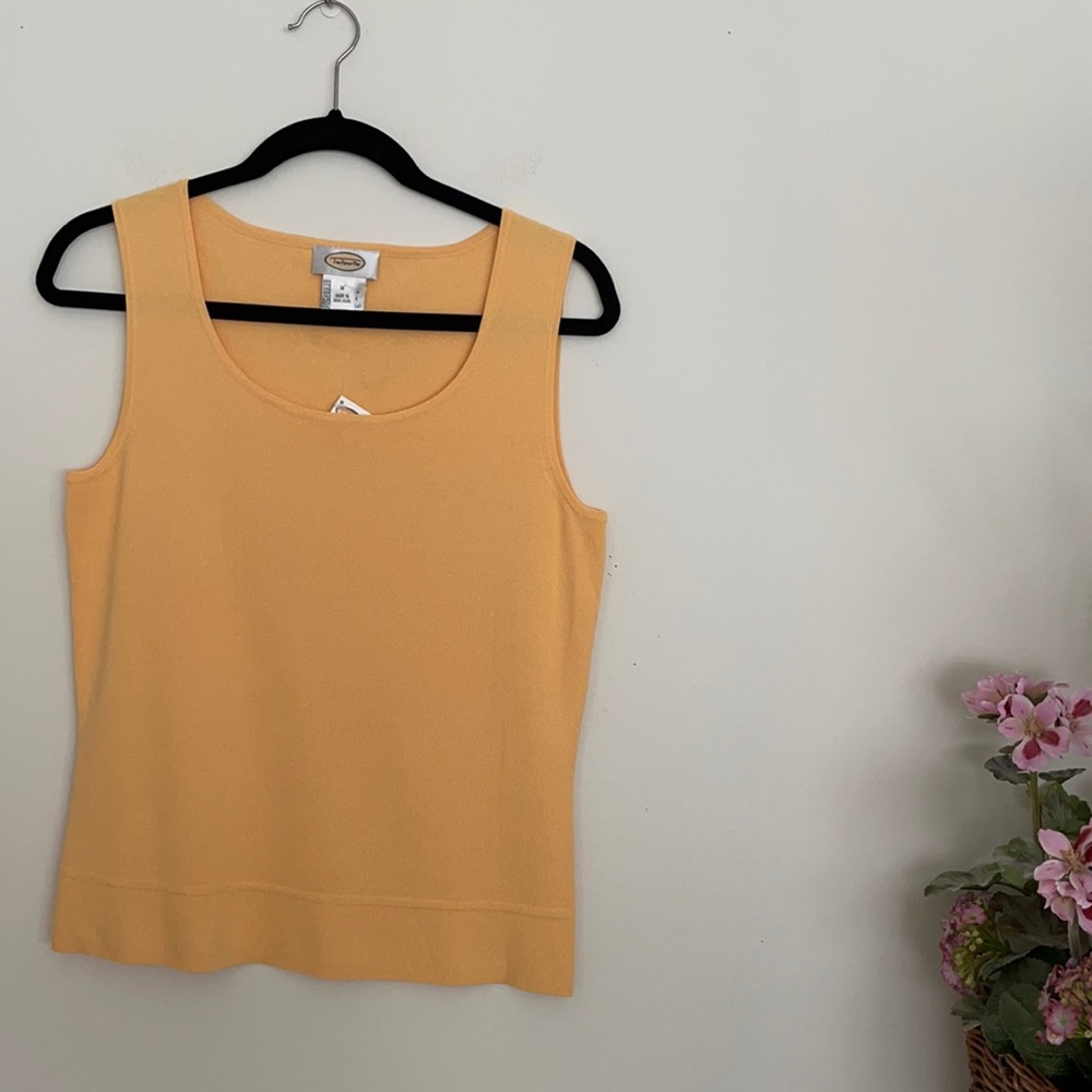 NWT Talbots Yellow Shell Size M - Picture 3 of 8